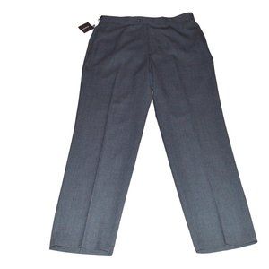 NWT Slates Dockers Gray Pants Flat Front 36W x 32L